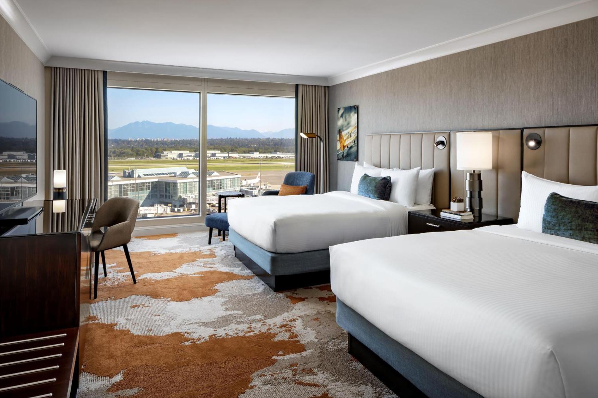 Fairmont Vancouver Airport In-Terminal Hotel Richmond Eksteriør bilde A guest room at the Westin Seattle Airport